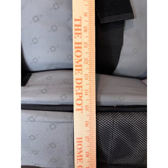 Swissgear Black Laptop Messenger Bag With Adjustable Strap & Multiple Pockets - Picture 6 of 9